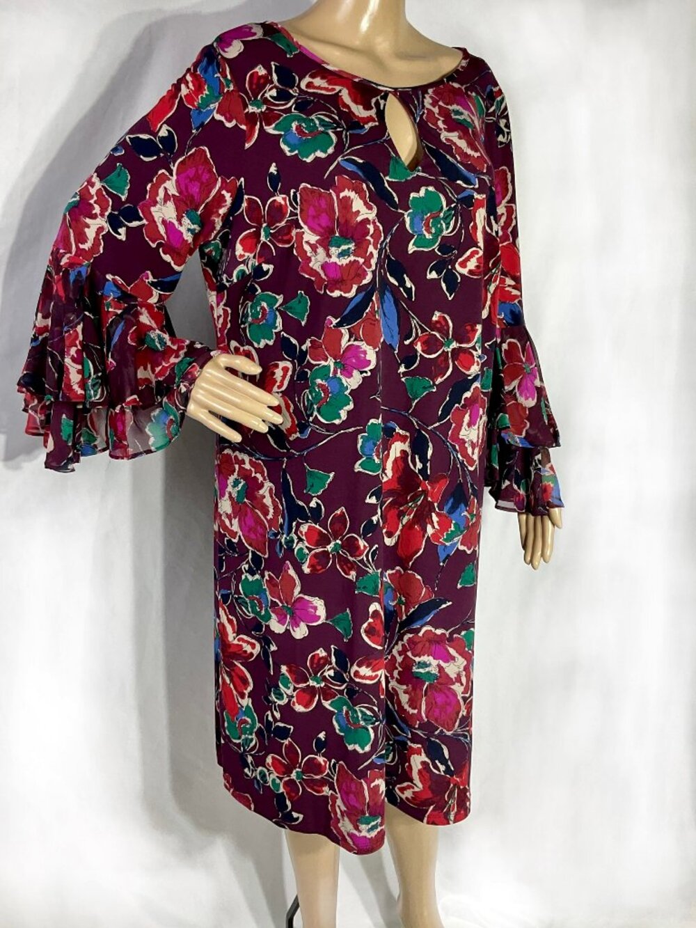 Roz & Ali Sz 1X Sheath Dress Womens